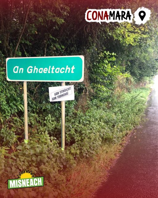 Bhí gníomhaithe Misneach i mbun oibre i gConamara le déanaí.

Tugann polasaí tithíochta agus Gaeltachta an Rialtais tús áite do shealbhóirí talún agus do shealúchais seachas do mhian an phobail. Tá léirscrios déanta ag Airbnbiú, cíos gearrthéarmach agus tithe tréigthe ar phobail Chonamara.

Mar a léirigh BÁNÚ, tá 4 theach fhadtéarmacha ar fáil ó Bhearna go Carna ar mheánchíos €3,275, i gcomparáid le 173 Airbnb sa cheantar céanna, agus níl ach 2 theach sóisialta ar fáil le 5 cinn á dtógáil – léiriú lom ar an éagothroime struchtúrtha.

Ní aithníonn an Stát gur fadhbanna bunúsacha iad seo. Do chlanna gan talamh nó gan talamh san áit “cheart”, is bac mór iad na rialacha pleanála. Cuireann an cinneadh gan cumhachtaí tógála a thabhairt d’Údarás na Gaeltachta leis an mbánú agus is rogha pholaitiúil é gan cur isteach ar an margadh príobháideach.

Ní mór don Stát a ladar a chur isteach gan mhoill: Lonnaíochtaí Lán Ghaeilge a thógáil, tithe folmha agus tréigthe a cheannach agus a athchóiriú ar scála mór, cánacha arda a ghearradh ar thithe folmha, agus treoirlínte pleanála a chur i bhfeidhm a thugann tús áite don phobal in áit an bhrabúis.

— 🇮🇪🏠—

Misneach activists were busy in Conamara recently. 

Government housing and Gaeltacht policy prioritises landholders over communities, while Airbnb‑isation and dereliction hollow out Conamara. 

BÁNÚ’s figures say it all: 4 long‑term rentals vs 173 Airbnbs, and only 2 social houses with 5 on the way. Families without land face planning barriers, and refusing to give Údarás na Gaeltachta building powers accelerates depopulation. 

The State must intervene now: build Irish‑speaking settlements, renovate vacant homes at scale, tax empties heavily, and enforce planning rules that put communities before profit.

#AnGhaeltacht #LonnaíochtaíLánGhaeilge #Conamara #Díchoilínigh #MisneachAbú