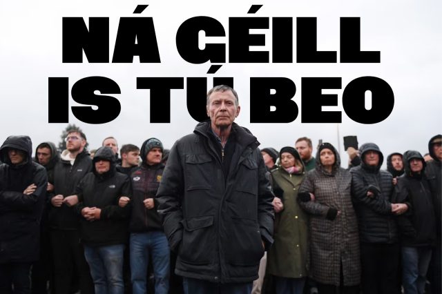 Ná fillimis choíche ar na laethanta dorcha nuair a bhrúigh Stát na Breataine mórshiúlta forcheannasacha Oráisteacha trí cheantair náisiúnacha agus phoblachtánacha.

#BótharGharbhachaidh #OrdOráiste
 
— 🇮🇪 ✊ —

Let us never return to the dark days when the British State forced triumphalist Orange marches through nationalist and republican areas.

#GarvaghyRoad #OrangeOrder