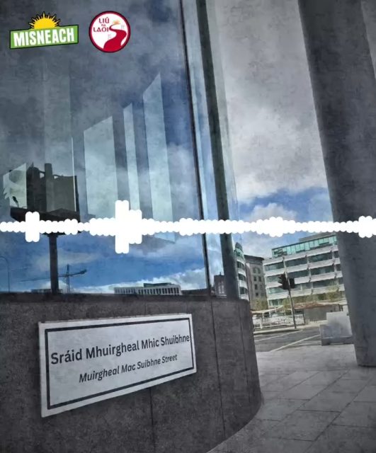 Lar Ó Tuama, Misneach Chorcaí agus Liú na Laoi, ag labhairt ar Newstalk Breakfast níos luaithe inniu.

Tá Polasaí Díchoilínithe, a chuimseodh comharthaí sráide impiriúlacha ach go háirithe, de dhíth go géar ar Chomhairle Cathrach Chorcaí. 

— 🇮🇪 —

Lar Ó Tuama of Misneach Chorcaí and Liú na Laoi speaking on Newstalk Breakfast earlier today.

A Decolonial Policy, one that addresses imperial street signage in particular, is urgently needed from Cork City Council.

#Díchoilínigh #MisneachAbú #Corcaigh #AthGhaelú